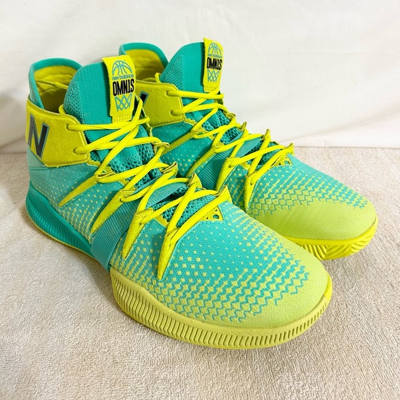 New Balance OMN1S Neon Green Kawhi Leonard size 12.5 MEN’S BASKETBALL SHOES - Picture 2 of 9